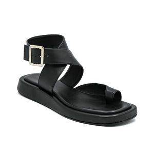 Gia x RHW Flat Toe Ring Wrap Sandal